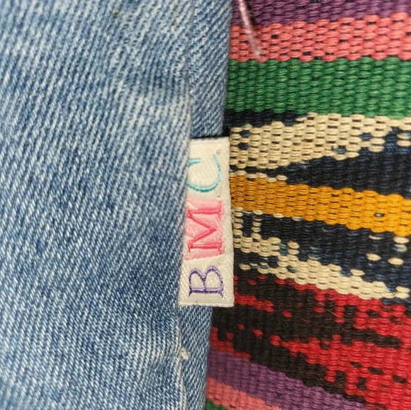 Vintage 90s Disney Minnie Mouse Denim Overalls with Pink Bow Baby Mickey & Co - Picture 2 of 6